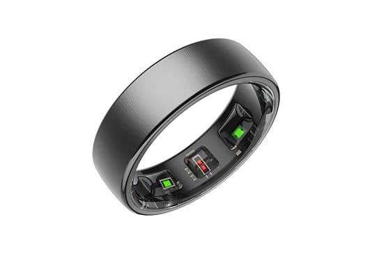 Grey brushed SmartRingX with three illuminated sensor windows inside