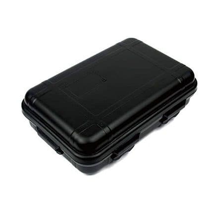 Black rugged plastic hard case with clasps, sold as the WildSurvive Pro power protective case add-on