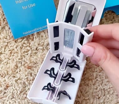 Open Hale carry case holding several dilators in different sizes beside the instructions