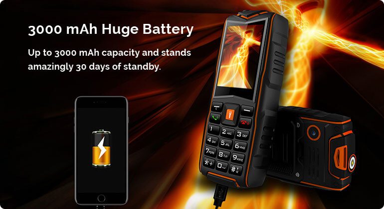 Massive Battery Life in Tactic PhoneX