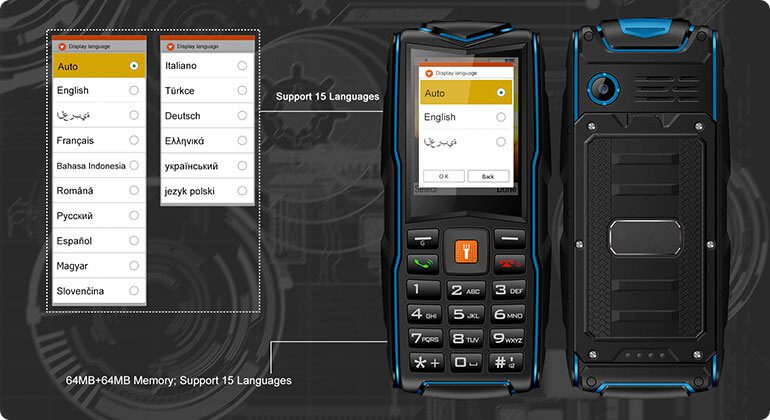 TacticPhoneX Languages 