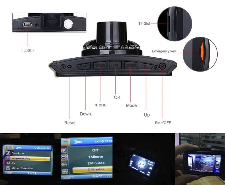 Car Protect Cam Features