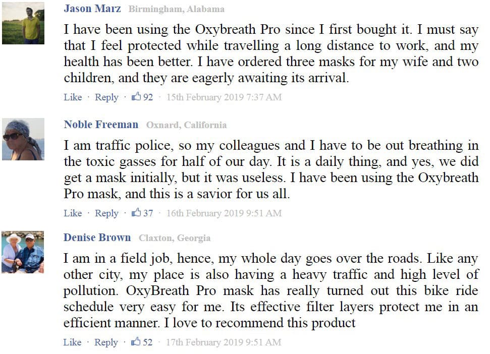 Customer Reviews For OxyBreath Pro