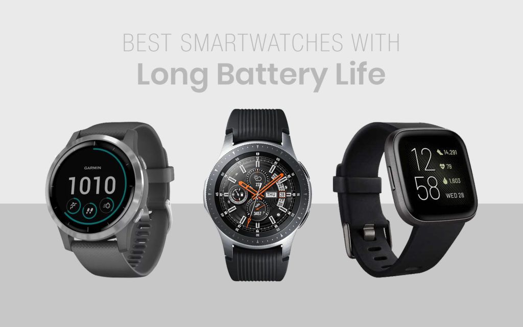 Best smartwatches with long battery life