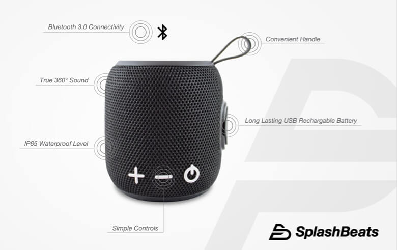 Features of Splashbeats Waterproof Speaker