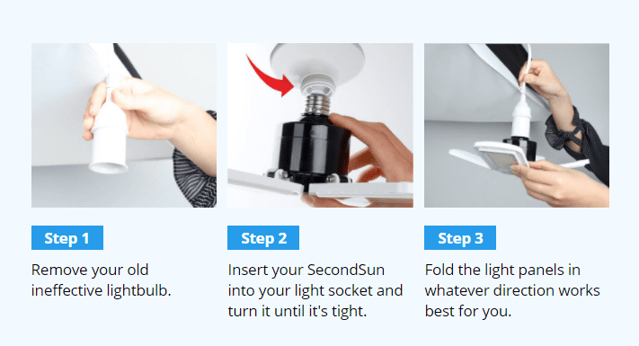 SecondSun LED Light Review - Ultra-Bright, Easy-to-Install Portable LED Light 7 How to Set Up the SecondSun LED Light