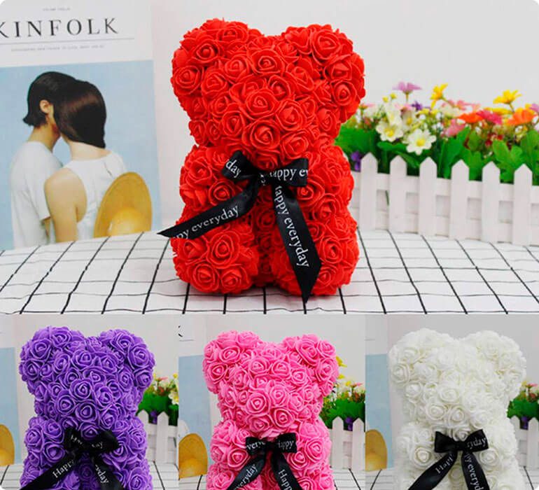 Roseal CuteBear Review - Romantic Rose Bear Will Surprise Your Lover 15 Roseal CuteBear as a gift