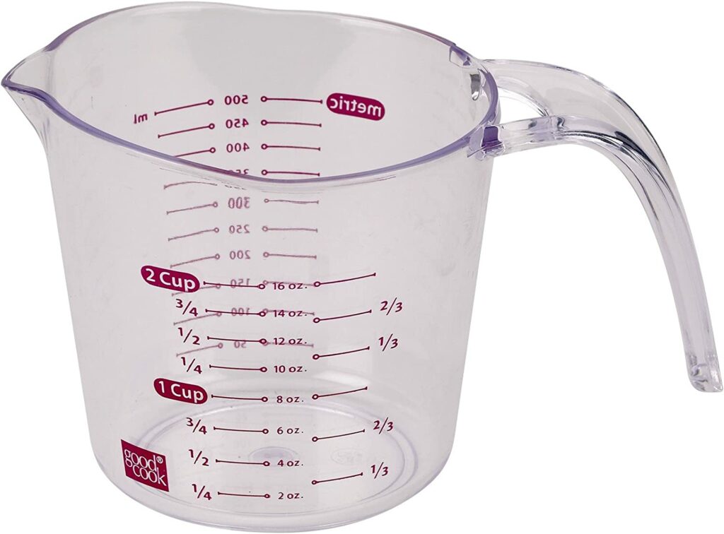 Good Cook 2-Cup, Clear Measuring Cup with Measurements