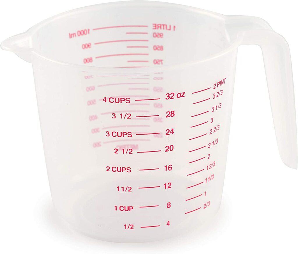 Norpro 4-Cup Capacity Plastic Measuring Cup